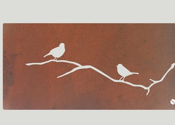 Outdoor Corrosion Resistant Corten Laser Cut Screens For Backyard
