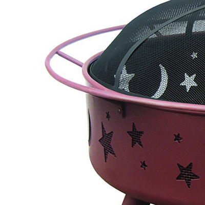 Customized Metal Stamping Steel Fire Pit  Corten Steel Firebowl 3mm Thickness