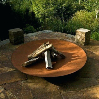 80cm Rusty Corten Fire Bowl Brazier Outdoor For Camping Party
