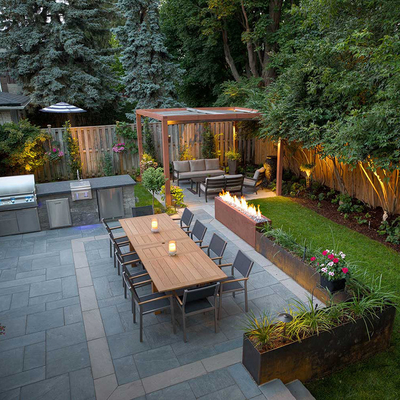 Steel Fire Pit Outdoor Home Garden Decoration Rusty Corten Steel Fire Pit