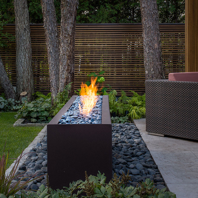 Steel Fire Pit Outdoor Home Garden Decoration Rusty Corten Steel Fire Pit