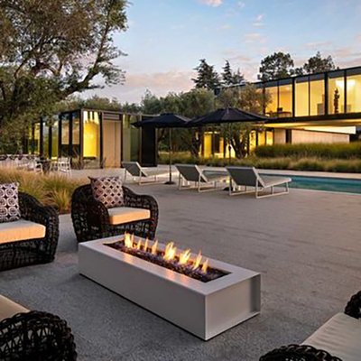 Steel Outdoor Fire Pit Garden Decor Corten Steel Fire Pit Table With Natural Rusty Colour