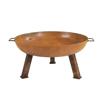 Outdoor steel Fire Pit Wood Burning Garden Decorative Corten Steel Fire Pits Bowl