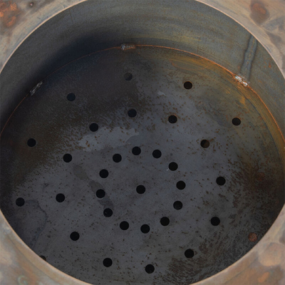 Outdoor Garden Campfire Wood Burning Corten Steel Metal Fire Bowl Round Rustic