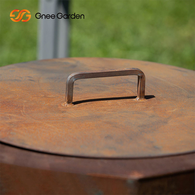 Customized Corten Steel Fire Pit For Garden Outdoor