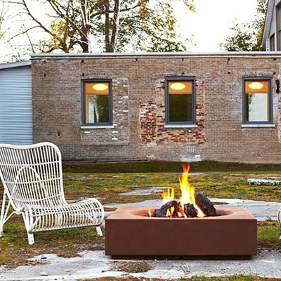 Outdoor Patio Heater Fireplace Corten Steel Fire Pit Wood Burning 60-150cm