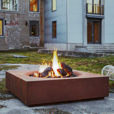 Outdoor Patio Heater Fireplace Corten Steel Fire Pit Wood Burning 60-150cm