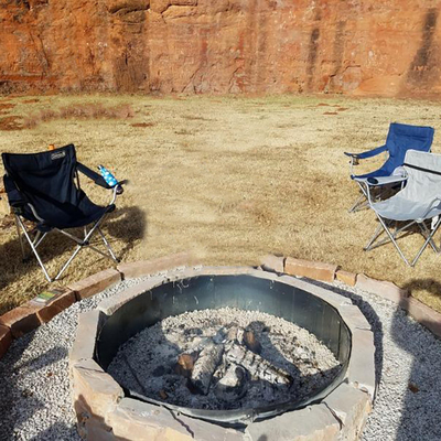 Outdoor Rusty Corten Weathering Steel Fire Pit OEM ODM