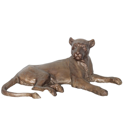 SGS H130cm Outdoor Metal Sculpture Life Size Animal Garden Ornaments