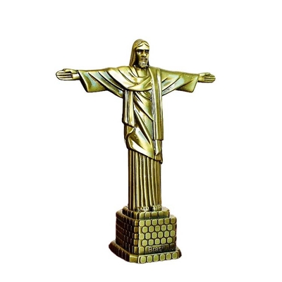 12 Inch Cast Iron Religion Outdoor Metal Sculpture Home Ornaments