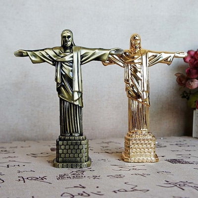 12 Inch Cast Iron Religion Outdoor Metal Sculpture Home Ornaments