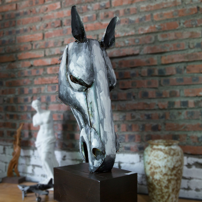 ISO9001 Certification Abstract Outdoor Metal Sculpture 500cm For Decoration