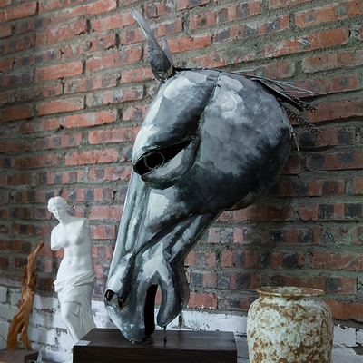 ISO9001 Certification Abstract Outdoor Metal Sculpture 500cm For Decoration