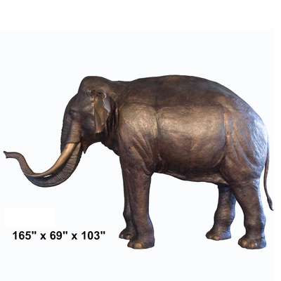 H120cm TUV Approval Outdoor Bronze Sculpture Antique For Garden