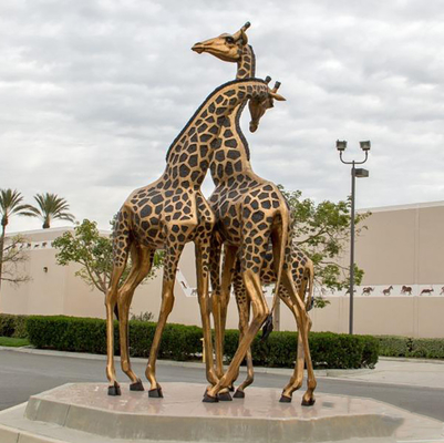 Gnee Garden Life Size Large Outdoor Bronze Sculpture Giraffe Shaped Customized