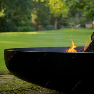 Wood Burning Corten Steel Outdoor Fire Pit Garden Camping Design