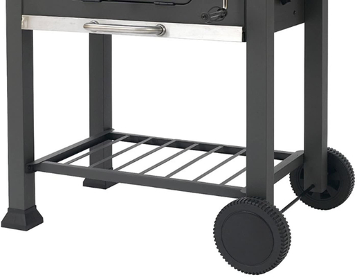 Charcoal Grill Outdoor With Side Tables Grate In Grate System Charcoal Grills Outdoor Cooking Grills Outdoor Cooking