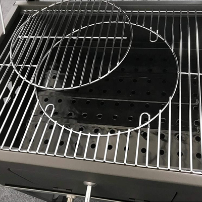 Charcoal Grill Outdoor With Side Tables Grate In Grate System Charcoal Grills Outdoor Cooking Grills Outdoor Cooking