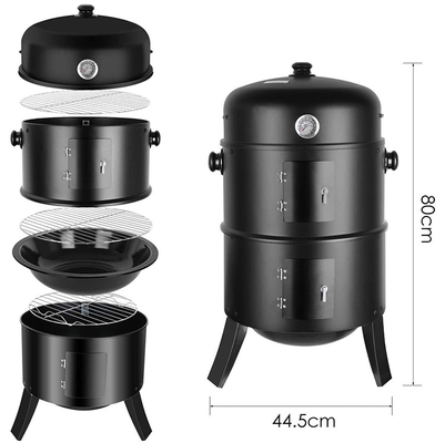 Backyard Weathering Steel Outdoor Grill Charcoal Fueled Customizable
