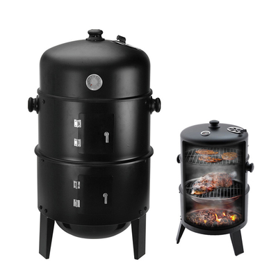 Backyard Weathering Steel Outdoor Grill Charcoal Fueled Customizable