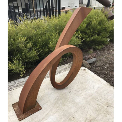 Gnee Garden Vintage Outdoor Rusty Metal Garden Abstract Sculptures Customizable