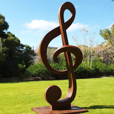 3mm Thickness Unique Corten Steel Sculpture Metal Yard Art Sculpture