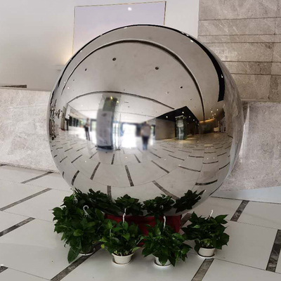 H250cm Sphere Garden Mirror Sculpture Metal Modern Sculpture Outdoor