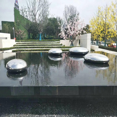 3 Dimensional Cobblestone Mirror Sculpture Garden Ornaments Customized
