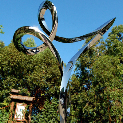 Gnee Garden Circle Abstract Stainless Steel Sculpture Creative