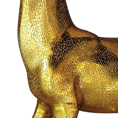 Gnee Garden 8mm Thick Bronze Deer Statues Garden Decoration With Fine Details