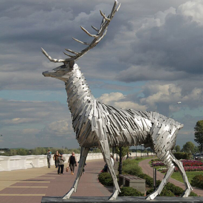 OEM Welcome Outdoor Metal Sculpture Antique Imitation Fashionable