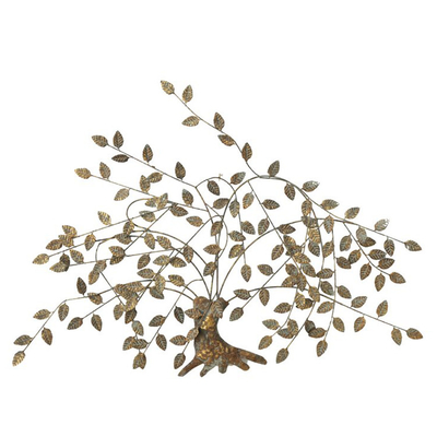 125cm Nordic Gold Metal Wall Art Decor Metal Tree Wall Art For Home