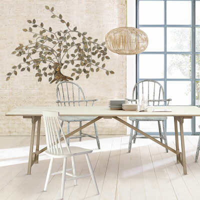 125cm Nordic Gold Metal Wall Art Decor Metal Tree Wall Art For Home