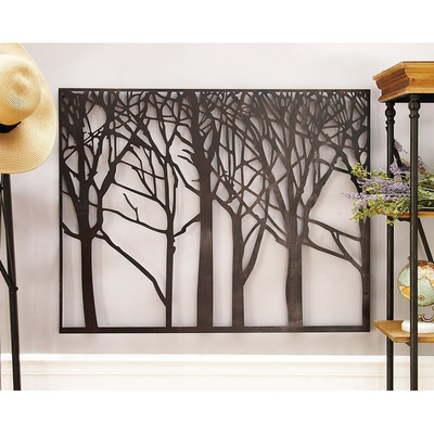29x38 Inch Tree Of Life Artwork Metal Laser Cut For Garden