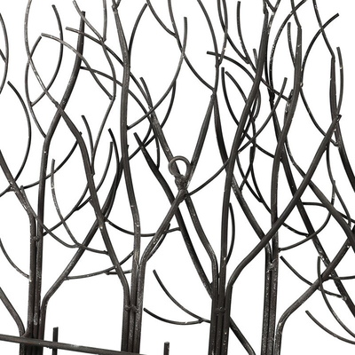 28 Inch European Style Metal Tree Branch Wall Decor Customizable For Living Room